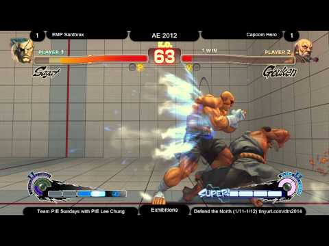 SSF4AE @ Team PIE Sundays - EMP Santhrax (Sagat) vs Capcoms Hero (Gouken)
