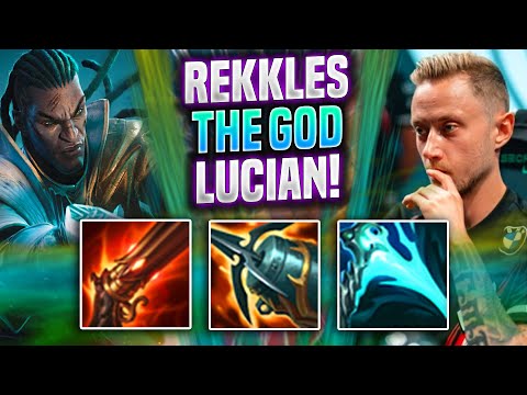 REKKLES IS A GOD WITH LUCIAN IN SOLOQ! - KC Rekkles Plays Lucian ADC vs Caitlyn! | Season 2022