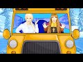 FROZEN The Wheels On The Bus Princess Playhouse Nursery Rhymes And Kids Songs
