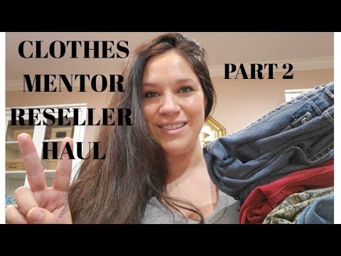 Clothes Mentor 70% off clearance consignment haul to resell for profit- Part 2