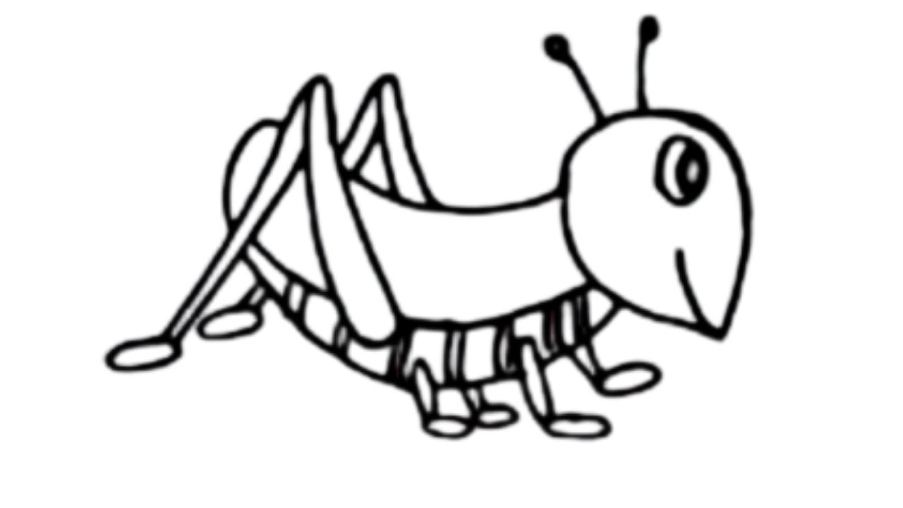 COMO DESENHAR UMA CIGARRA FÁCIL (A CIGARRA E A FORMIGA)