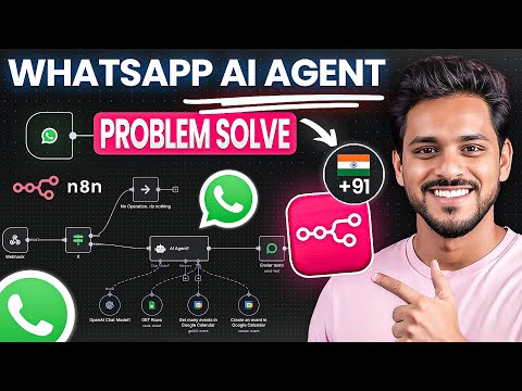 Build Your First Whatsapp Ai Agent with n8n in Hindi - Simplest Way