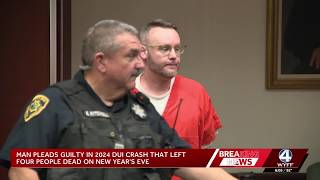 Man sentenced in Greenville County crash that killed four on New Year’s Eve