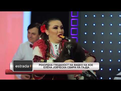 Estradaplus 06.09.2018 - Rekordna gledanost na videoto na koe Elena Jovceska sviri na gajda