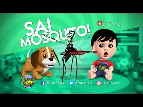 Capa de Bento e Totó - Sai Mosquito! (Desenho Infantil)