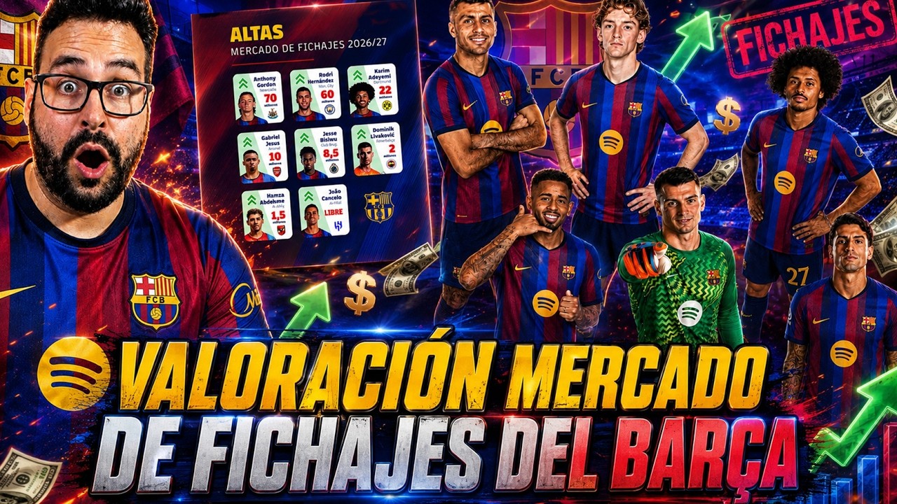 VALORACIÓN del MERCADO de FICHAJES del BARÇA 2026 ¿APROBADO? ANÁLISIS 1X1