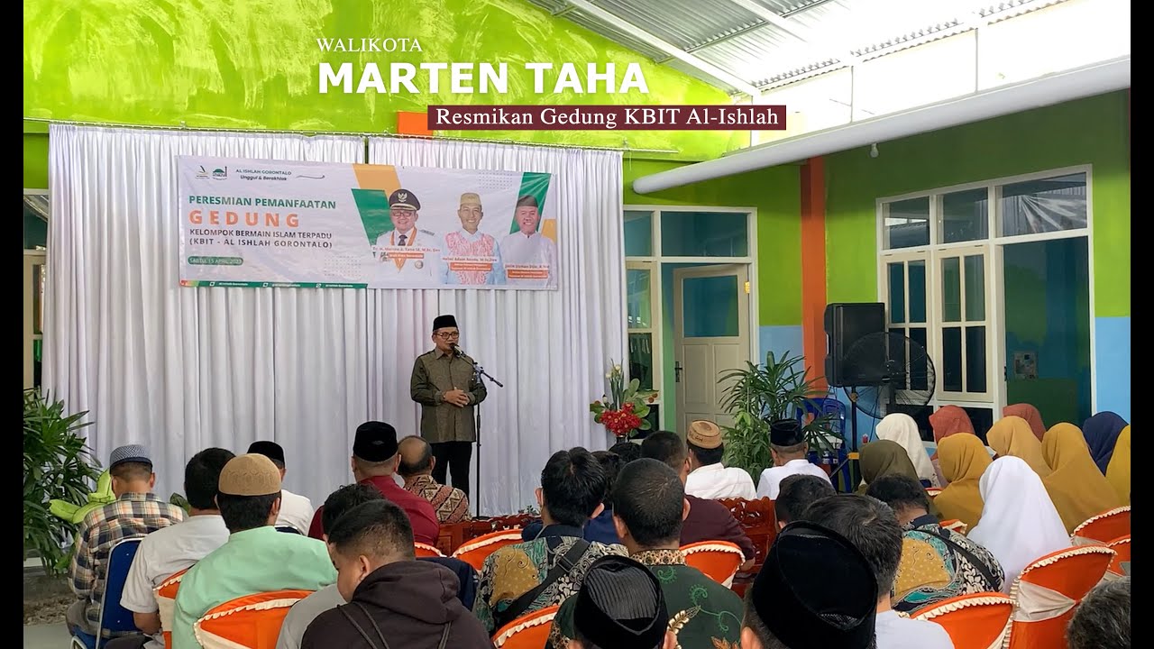 Resmikan Gedung KBIT Al-Ishlah, Marten Taha : Ilmu Pendidikan Harus Disertai dengan Adab
