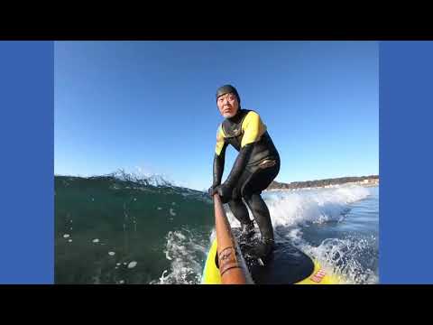 由比ヶ浜で sup surfing SUP SURFING