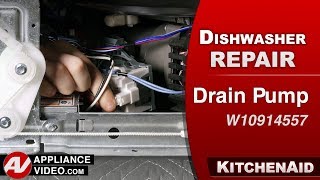 KitchenAid Dishwasher Burning Smell - Drain Pump Repair and Diagnostic