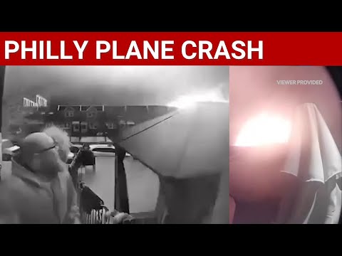 Philly plane crash captured on Ring camera