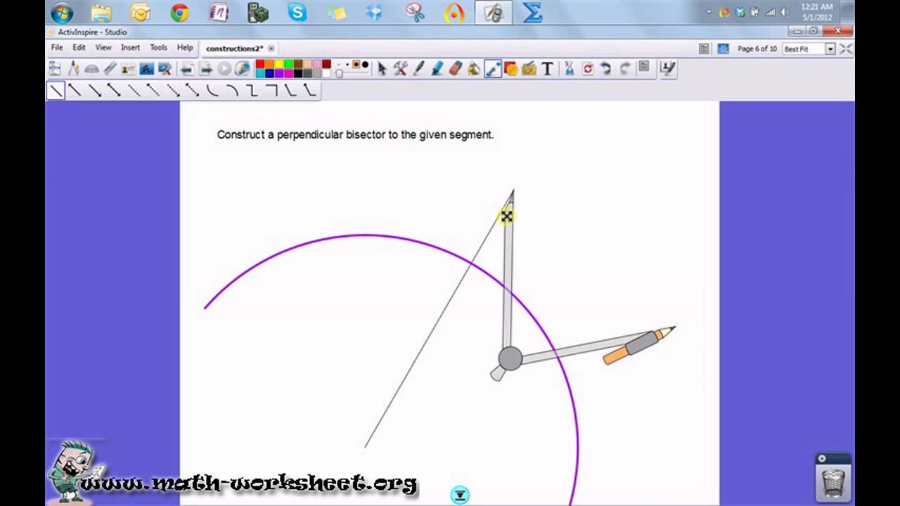 Geometry - Constructions - Line segment constructions - Medium