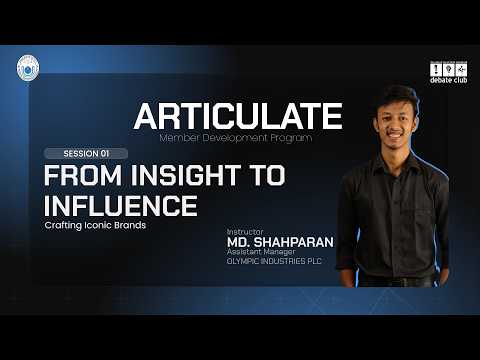 From Insights to Influence: Crafting Iconic Brands | ARTICULATE | Session 1| NSUDC