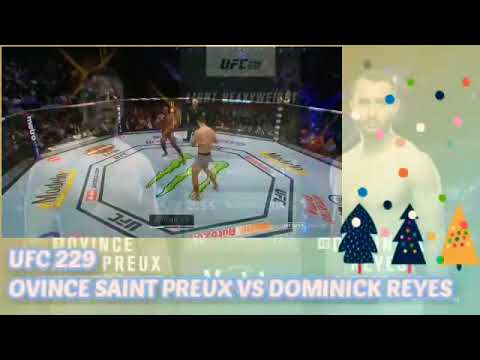 UFC 229 (Part 10) Rnd 2 Ovince Saint Preux vs Dominick Reyes (Khabib vs Mcgregor)