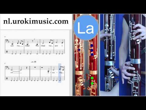 Fagotles Amazing - Grace Muzieknoten Cursus Deel#2 um-b374