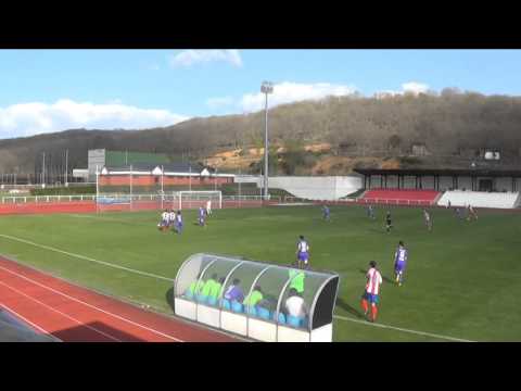 Gol de Flórez. Atlético Bembibre 3 - CD Cristo Atlético 1  (Gol de Flórez, 3-1)