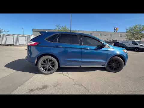 2021 Ford Edge ST Line AWD in Blue for sale at Pine Tree Lincoln in Woodbridge, ON