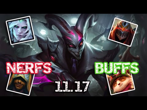 PATCH NOTES 11.17 - BUFFS & NERFS