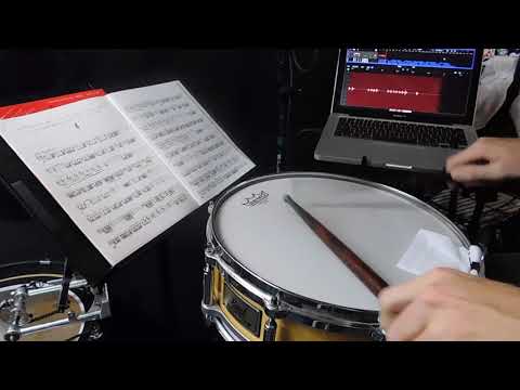 Advanced Snare Drum Studies Etude 4 76bpm Mitchell Peters