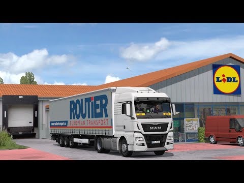 ETS2 MAN TGX 18.440 Olsztyn - Suwałki