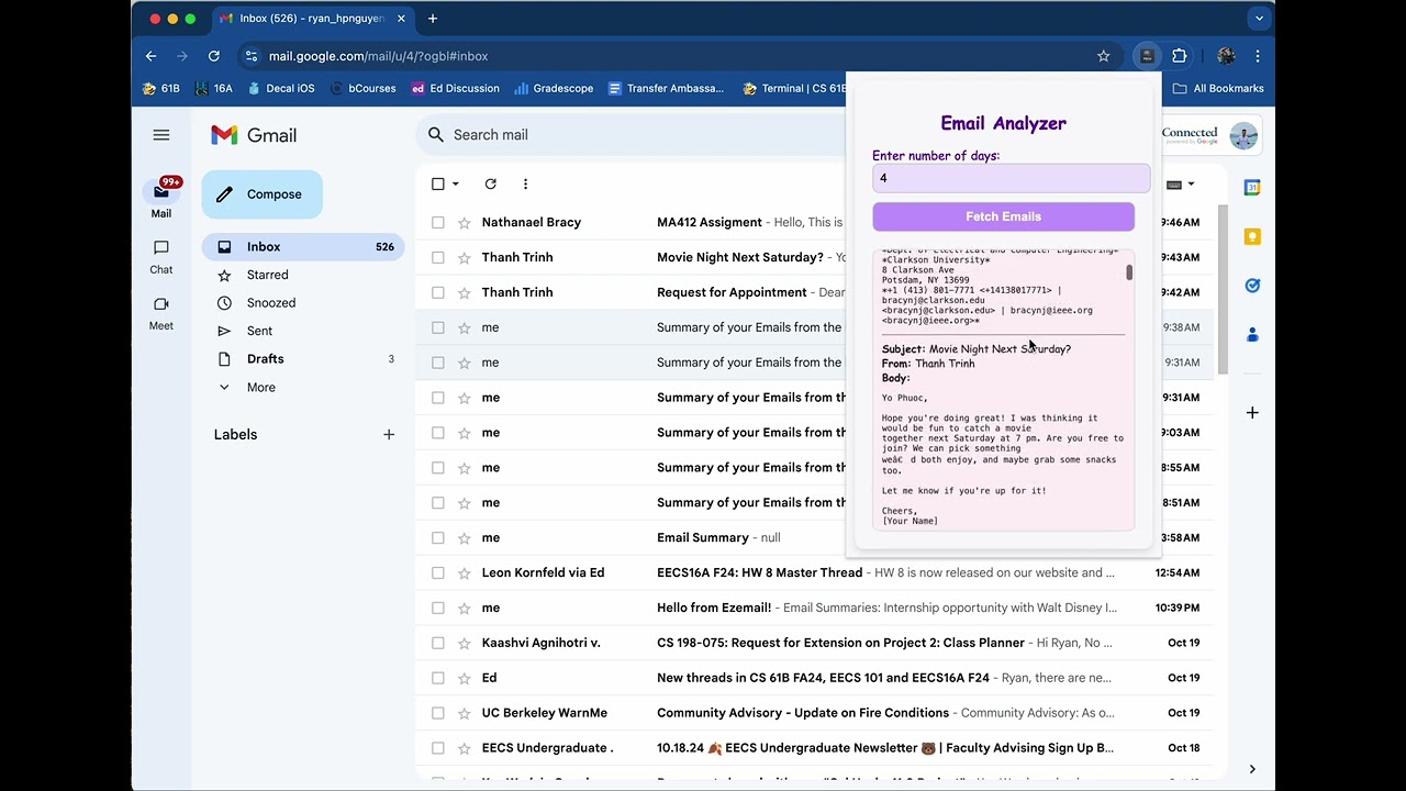 Ezemail Demo