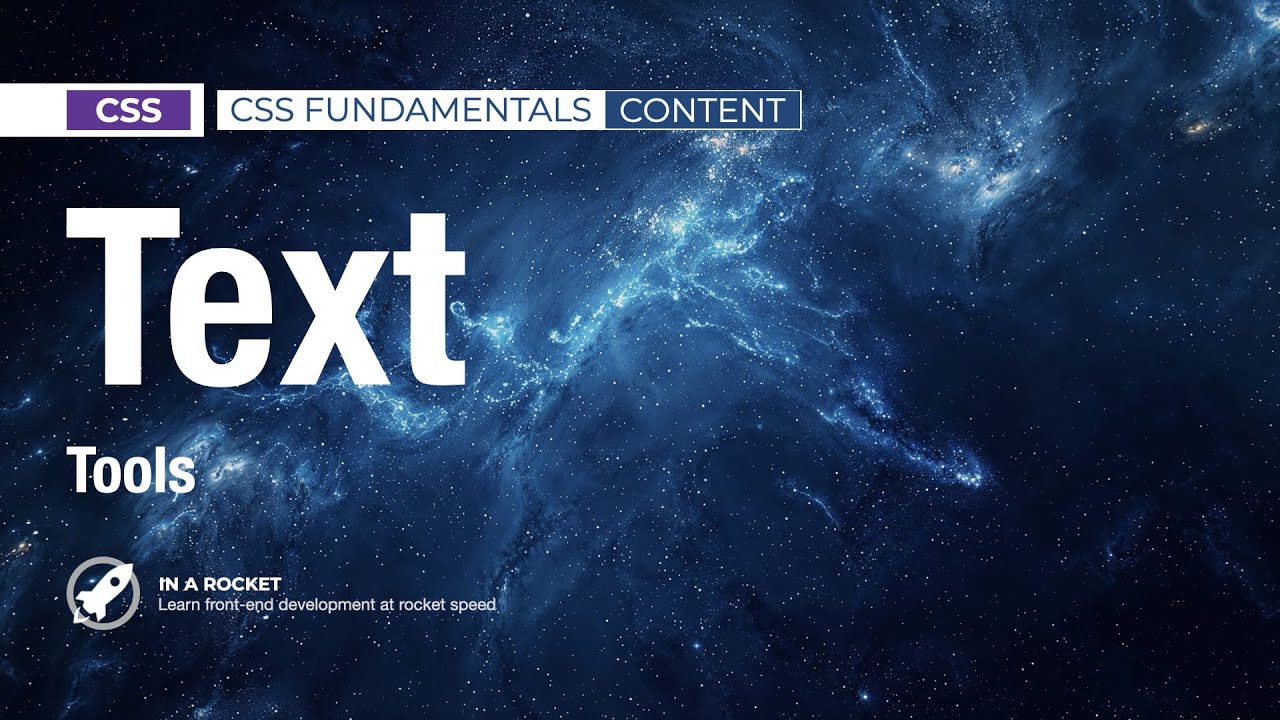 26 - Essential CSS Text Tools: Fonts, Pairing, & More | CSS Fundamentals