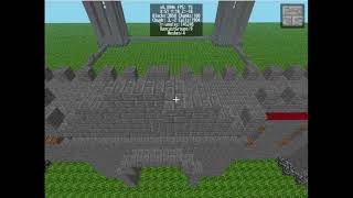 自作マインクラフト風ゲームで建築テスト バグ探し
