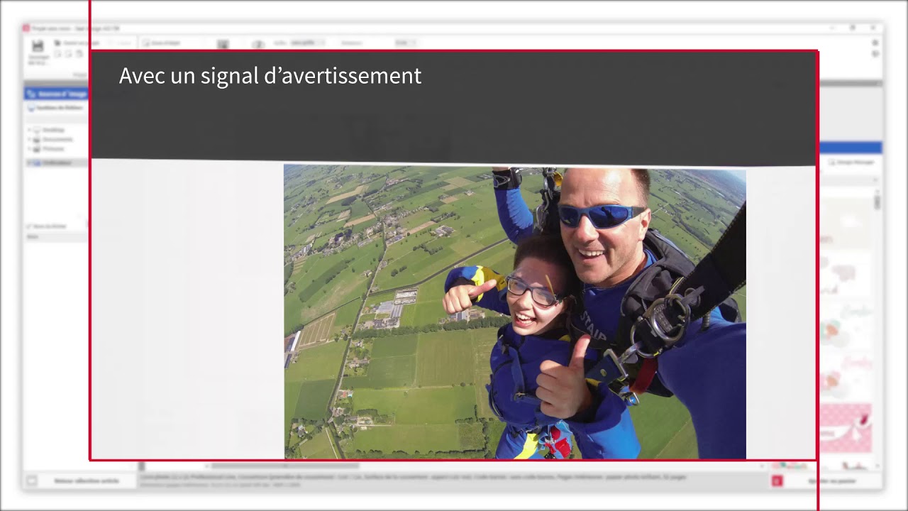 Какво представлява червената линия на изрязване?