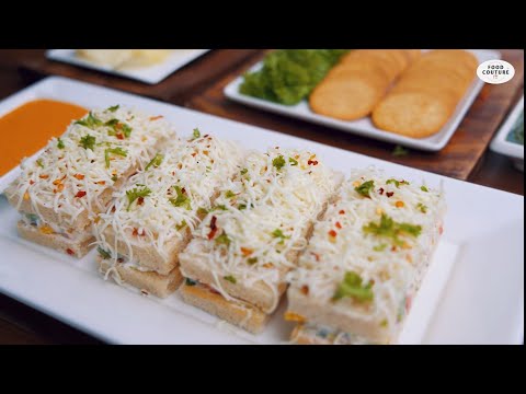 Chilled Cheese Sandwich | Party or Evening time Sandwich recipe | Food Couture by Chetna Patel