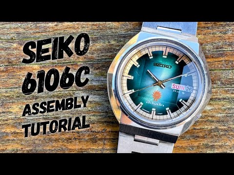 Seiko 6106C Assembly Tutorial - watchmaking