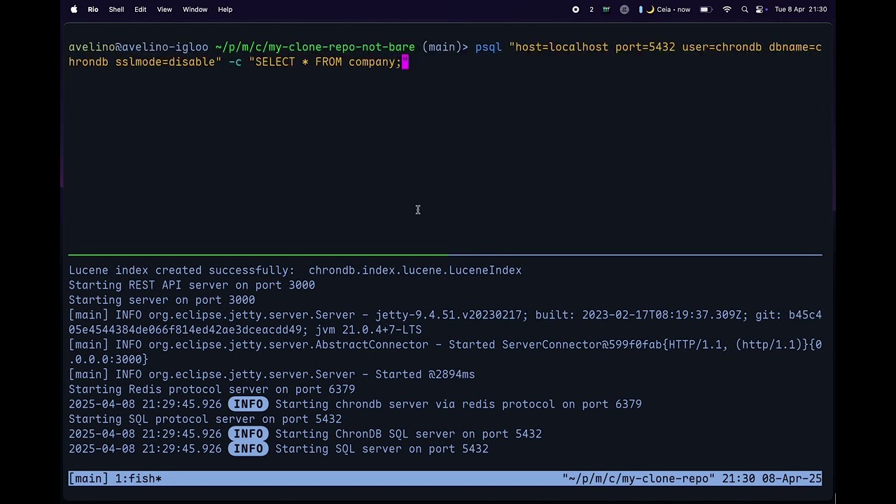 🔍 Exploring chrondb: A Git-Backed Database with PostgreSQL Compatibility (via psql)