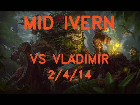 MID Ivern vs Vladimir / gold 3 of jp / LoL patch 11.8 #83