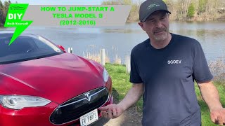 How to Jumpstart a Tesla Model S 2012-2016 DIY with EV Parts Guy