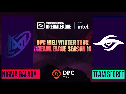 Dota2 - Nigma Galaxy vs. Team Secret - Game 2 - DPC WEU Winter Tour - DreamLeague Season 16