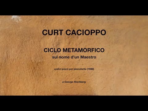 CACIOPPO: Ciclo metamorfico (LIVE)