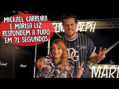 Mickael Carreira e Marisa Liz respondem a tudo em 80 segundos