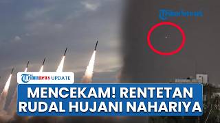 Suasana Malam Mencekam di Israel, Sirine Meraung saat Rentetan Senjata Tempur Gempur Langit Nahariya