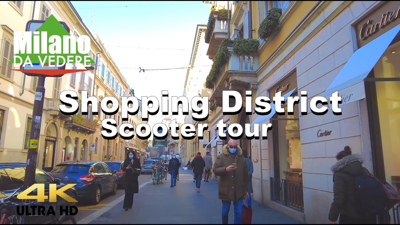Embark on a captivating walking video tour through the heart of the Fashion District - Quadrilatero della Moda.