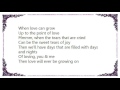 George Benson - When Love Has Grown Lyrics