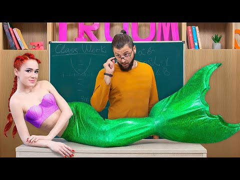 The mermaid goes to school - 8 DIY mermaid school supplies