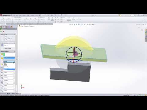 SolidWorks Deform Feature -- Surface Push Deform