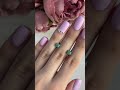 Серебряные серьги с изумрудом 0.89ct