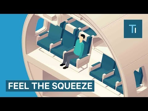 How Airline Seats Have Shrunk Over The Years Video