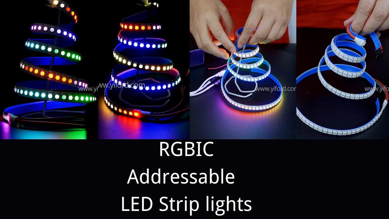RGBIC magic led strip lights addressable light strips 1