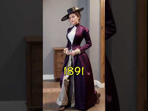 Evolution of women clothing from 1880 to 1910 👒🕰️