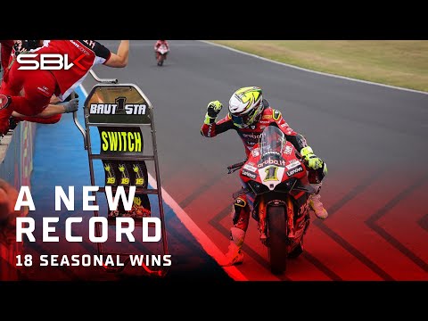 ALL the 18 WINS of Bautista in 2023 🏆  | #WorldSBK