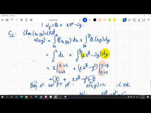Phương trình vi phân. PT vi phân toàn phần