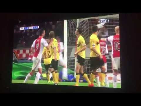 Goal Arek Milik 5-0 Ajax-Roda JC