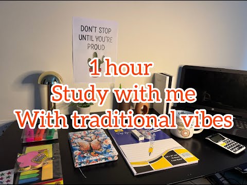 Study With Me – 1 Hour Deep Focus in a Traditional Ambience