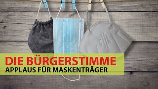 Applause for mask wearers - A letter from a citizen of the Burgenland district