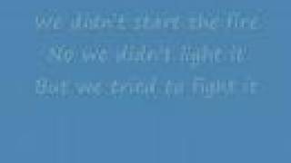 Billy Joel- We Didn´t Start The Fire (lyrics)